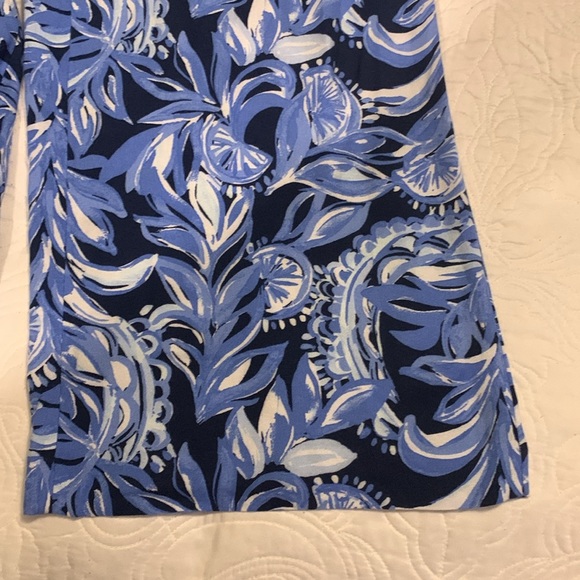 Lilly Pulitzer Women Avery Crop Pants You’re The Zest Large - Picture 6 of 13